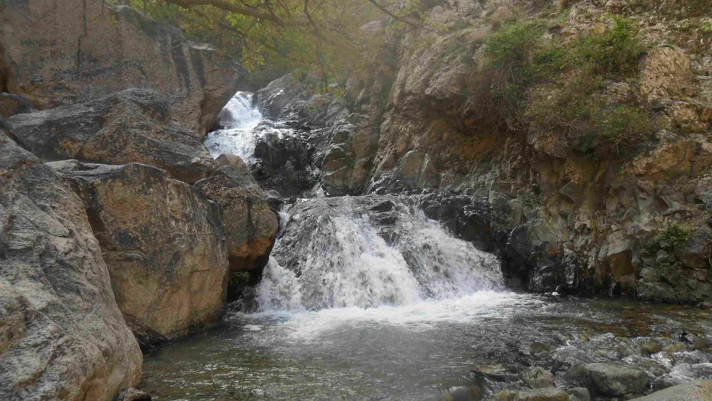 Cascade de Setti Fatma au fond de la vallée de l'Ourika