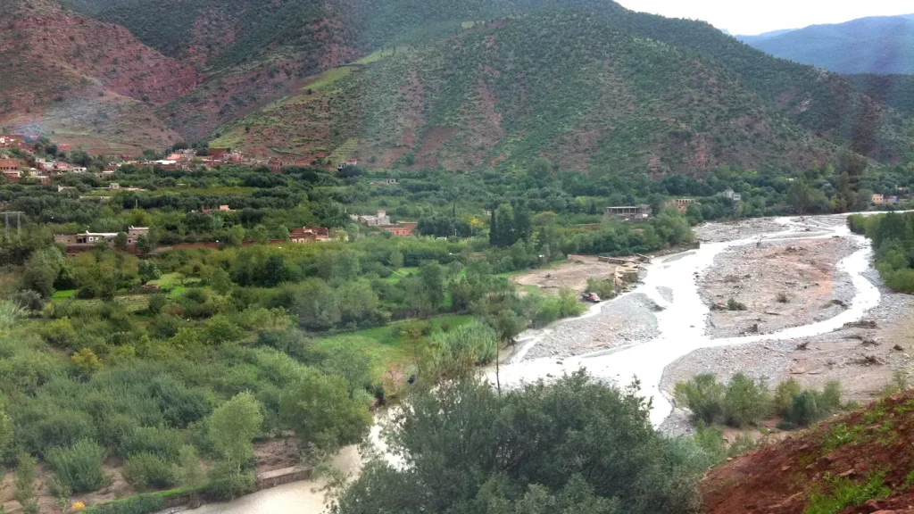Day trips from Marrakech: the Ourika valley and its river