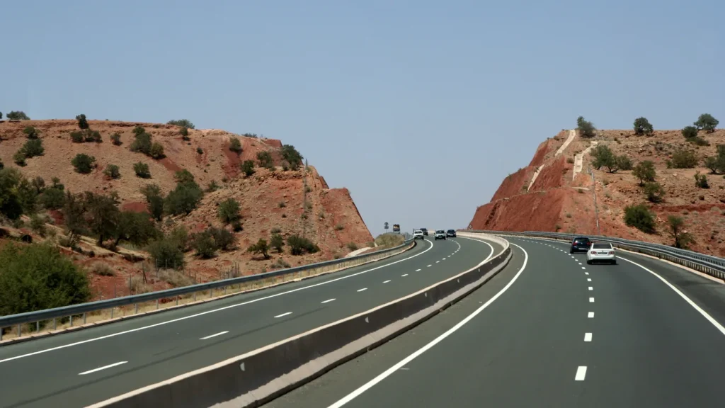 Marrakech to Casablanca by car: the A7 dual carriageway motorway