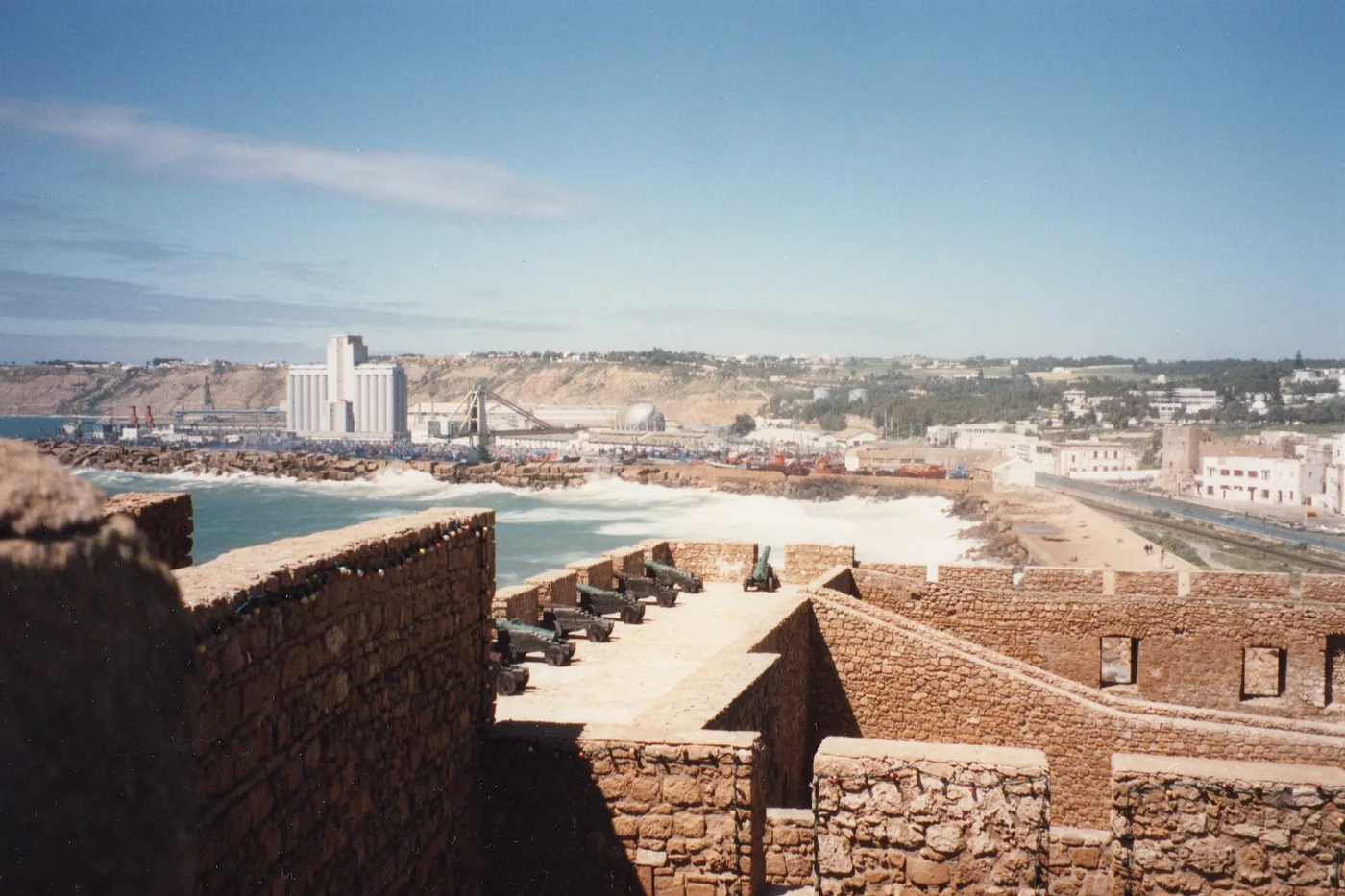 Safi Morocco: town and bay seen from the Ksar el Bahr walls